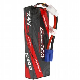 סוללת ליפו 2 תאים Gens Ace 5300mAh סוללת ליפו 2 תאים Gens Ace 5300mAh