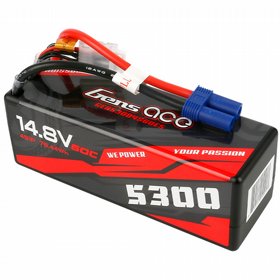 סוללת ליפו 4 תאים Gens Ace 5300mAh סוללת ליפו 4 תאים Gens Ace 5300mAh