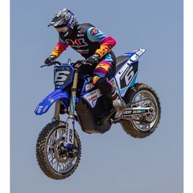 אופנוע על שלט Losi Promoto-MX Motorcycle RTR 1/4 שחור כחול אופנוע על שלט Losi Promoto-MX Motorcycle RTR 1/4 שחור כחול