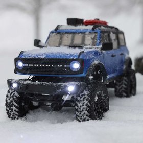 מכונית Axial SCX24 2021 Ford Bronco 4WD 1/24 כחולה מכונית Axial SCX24 2021 Ford Bronco 4WD 1/24 כחולה