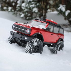 מכונית Axial SCX24 2021 Ford Bronco 4WD 1/24 אדומה מכונית Axial SCX24 2021 Ford Bronco 4WD 1/24 אדומה