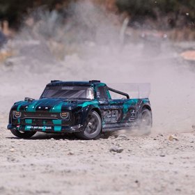 מכונית Arrma Infraction 4X4 3S 1/8 שחורה טורקיז מכונית Arrma Infraction 4X4 3S 1/8 שחורה טורקיז