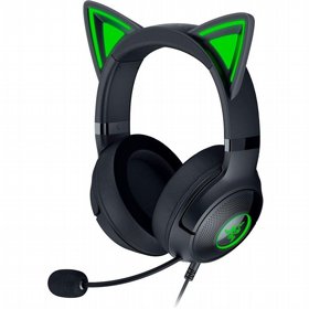 אוזניות גיימינג Razer Kraken Kitty V2 שחורות אוזניות גיימינג Razer Kraken Kitty V2 שחורות