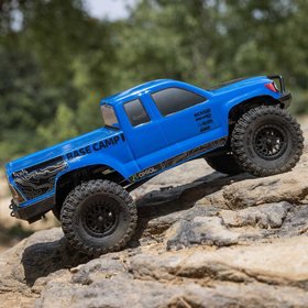 מכונית AXIAL SCX24 BASE CAMP 4X4 RTR 1/24 כחולה מכונית AXIAL SCX24 BASE CAMP 4X4 RTR 1/24 כחולה