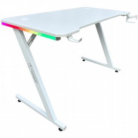 Dragon TZ לבן - שולחן גיימינג עם תאורת RGB Dragon TZ לבן - שולחן גיימינג עם תאורת RGB
