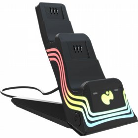מטען מהיר כפול לשלטי XBOX עם תאורת RGB מטען מהיר כפול לשלטי XBOX עם תאורת RGB