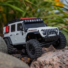 מכונית Axial SCX30 Jeep Wrangler JLU 4X4 RTR Brushed 1/30 לבנה מכונית Axial SCX30 Jeep Wrangler JLU 4X4 RTR Brushed 1/30 לבנה