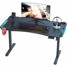 שולחן גיימינג Optimus X RGB שחור אורך 120 שולחן גיימינג Optimus X RGB שחור אורך 120