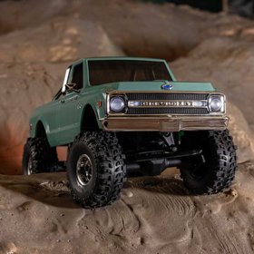 מכונית Axial SCX30 Chevrolet K10 4X4 RTR Brushed 1/30 ירוקה מכונית Axial SCX30 Chevrolet K10 4X4 RTR Brushed 1/30 ירוקה