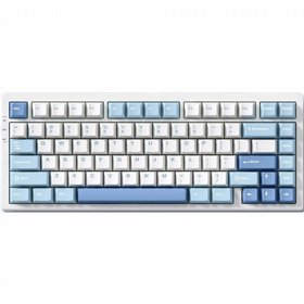 מקלדת גיימינג אלחוטית MCHOSE G75 Pro Cabbage Tofu Switch כחולה מקלדת גיימינג אלחוטית MCHOSE G75 Pro Cabbage Tofu Switch כחולה