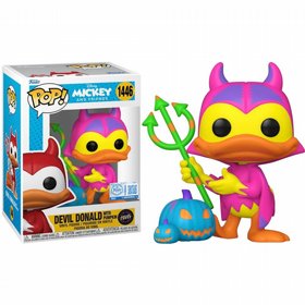 בובת פופ - Disney Devil Donald with Pumpkin 1446 Chase בובת פופ - Disney Devil Donald with Pumpkin 1446 Chase