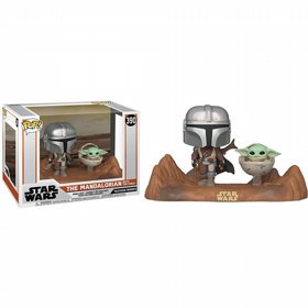 בובת פופ גדולה - Moments Star Wars The Mandalorian with The Child 390 בובת פופ גדולה - Moments Star Wars The Mandalorian with The Child 390