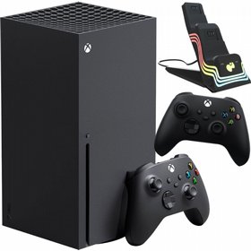 חבילת Xbox Series X 1TB כולל 2 שלטים ועמדת הטענה - יבואן רשמי מייקרוסופט חבילת Xbox Series X 1TB כולל 2 שלטים ועמדת הטענה - יבואן רשמי מייקרוסופט