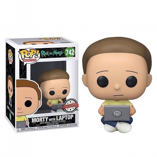 morty laptop funko