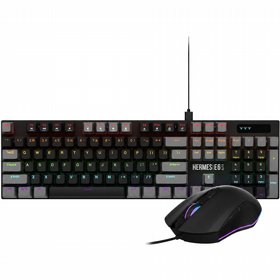 סט גיימינג Gamdias Hermes E6 2in1 - מקלדת מכאנית ועכבר סט גיימינג Gamdias Hermes E6 2in1 - מקלדת מכאנית ועכבר